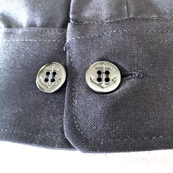 Authentic U.S. NAVY Official Uniform Size 16.5 - 36 Long Sleeve Button Up Shirt - Picture 4 of 11